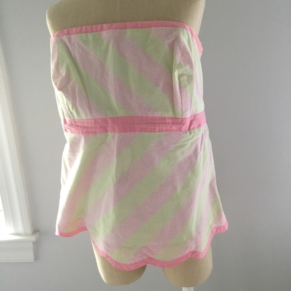 Strapless Lilly Pulitzer shirt